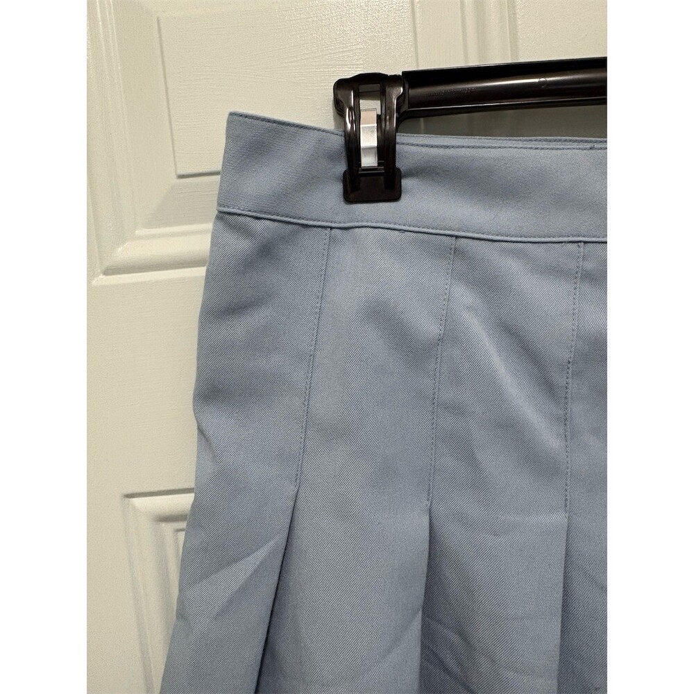 H&M Divided Skirt Womens Size 14 Light Blue Pleated Mini Schoolgirl Tennis - Picture 2 of 7